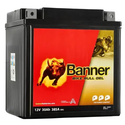 Banner Bike Bull GEL GEL53001 Startbatteri Populärt val